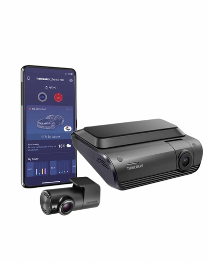 THINKWARE Q1000 2CH 2K Front/Rear Dash Cam  + 32GB Memory card