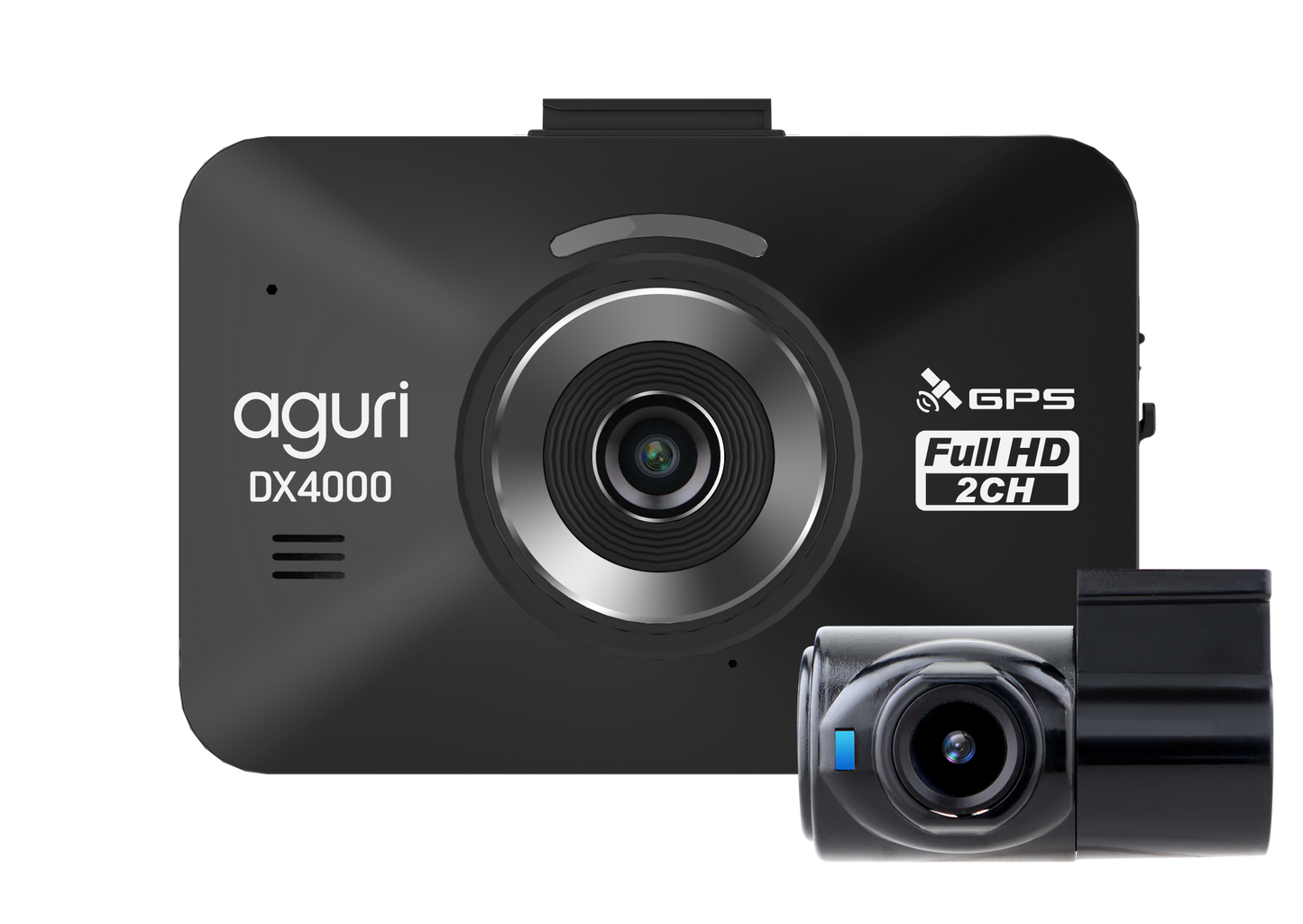 Aguri DX4000 Drive Assist GPS Dash Cam, Speed Trap Detector & Speed Limit Alert System with Rear Camera