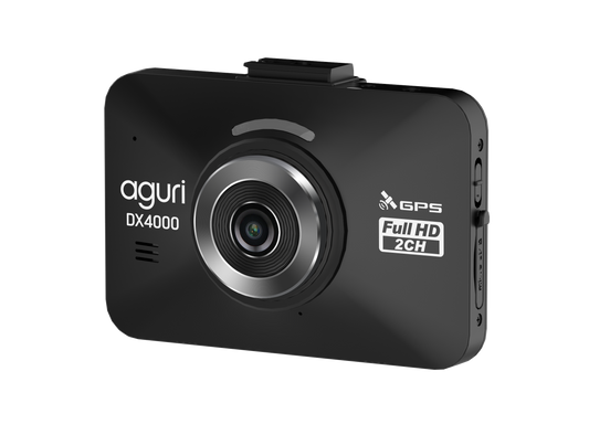 Aguri DX4000 Drive Assist GPS Dash Cam, Speed Camera Detector & Speed Limit Alert System