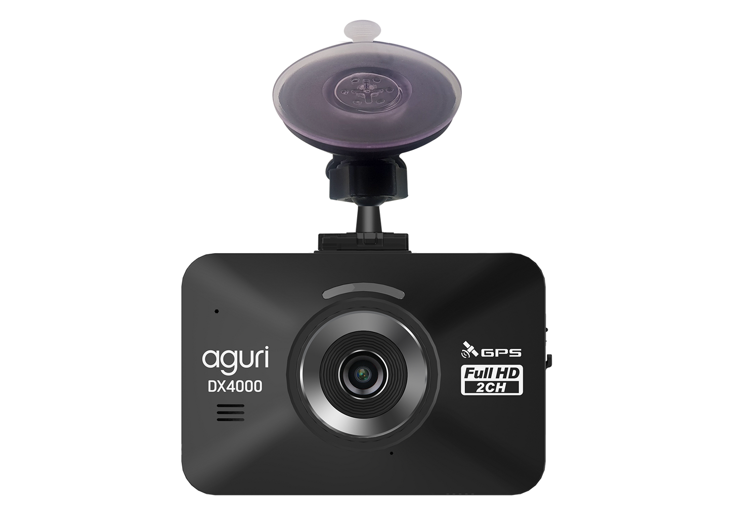 Aguri DX4000 Drive Assist GPS Dash Cam, Speed Trap Detector & Speed Limit Alert System with Rear Camera