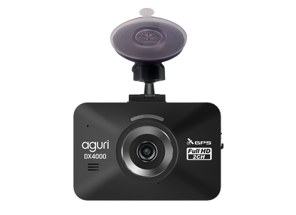 Aguri DX4000 Drive Assist GPS Dash Cam, Speed Trap Detector & Speed Limit Alert System with Rear Camera