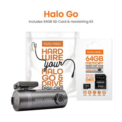 Road Angel Halo Go 1080P HD front dash cam