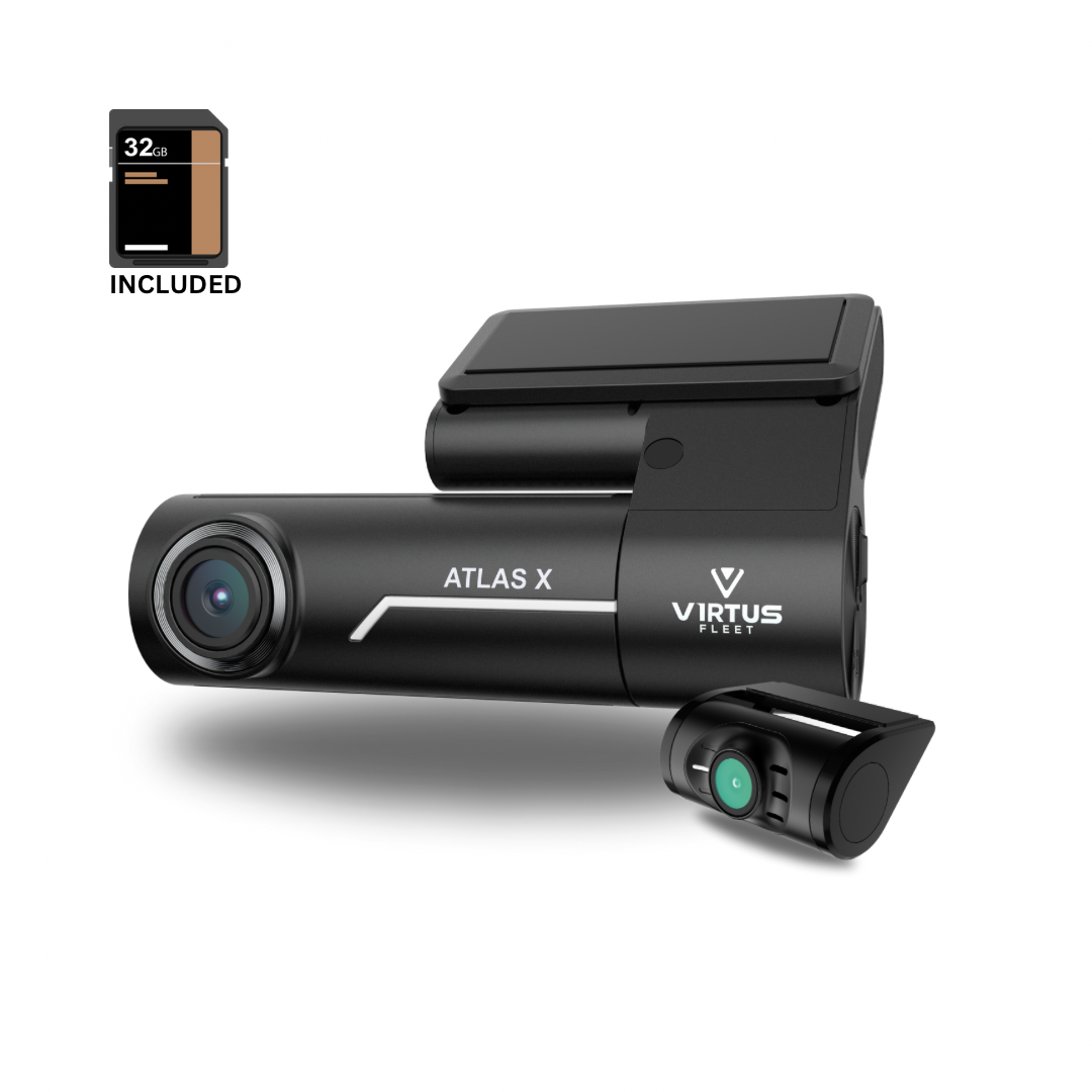 Atlas X 1080p front and rear dash camera