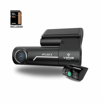 Atlas X 1080p front and rear dash camera