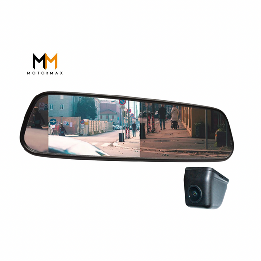 MOTORMAX Universal Mirror Monitor and Rear camera (Hardwire Install Only)