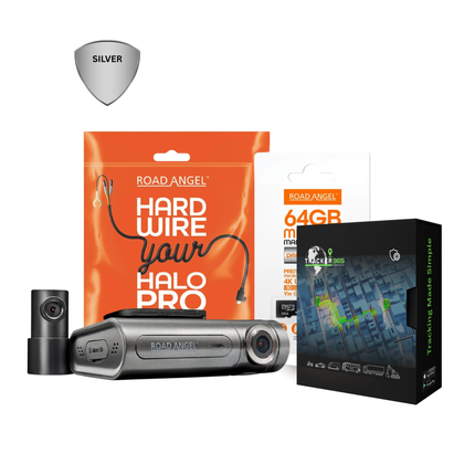 Silver Dash Cam & GPS Tracker Security Package
